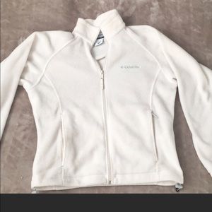 Cream Columbia fleece